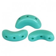 Les perles par Puca® Arcos beads Opaque green turquoise 63130